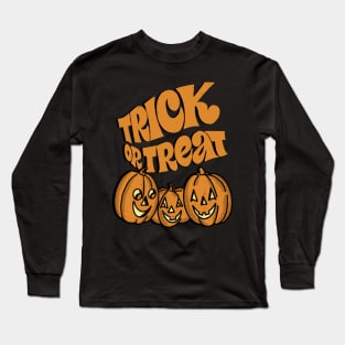 Vintage Trick or Treat Long Sleeve T-Shirt
